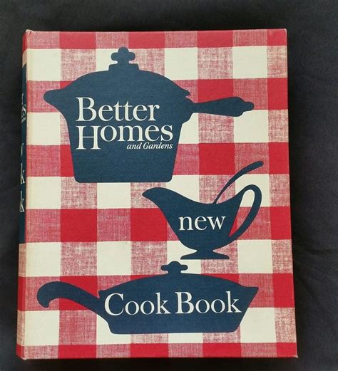 Better Homes and Gardens New Cookbook 5 Ring Binder Hardcover 1965 Vtg | Better homes and ...