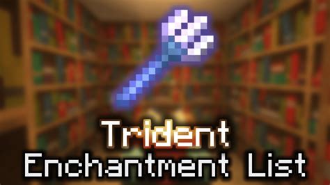 Trident Enchantment List - Wiki Guide - 9Minecraft.Net