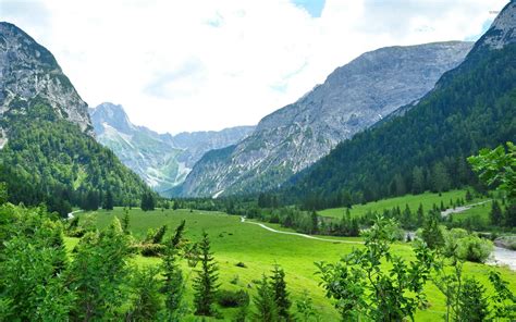 Amazing green valley in Tyrol wallpaper - Nature wallpapers - #51739