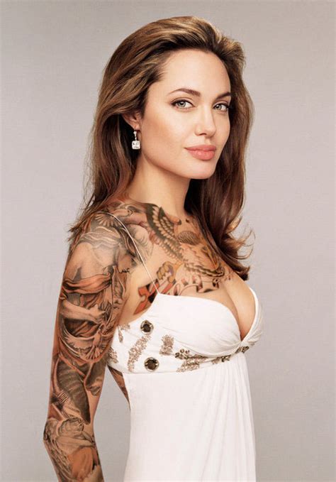 Angelina Jolie Tattoos3D Tattoos