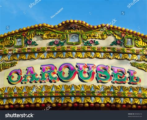 Carousel Detail - Colorful Sign Stock Photo 90589210 : Shutterstock