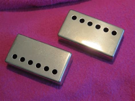 vintage 2003 Gibson Custom Shop nickel PAF pickup covers for | Reverb