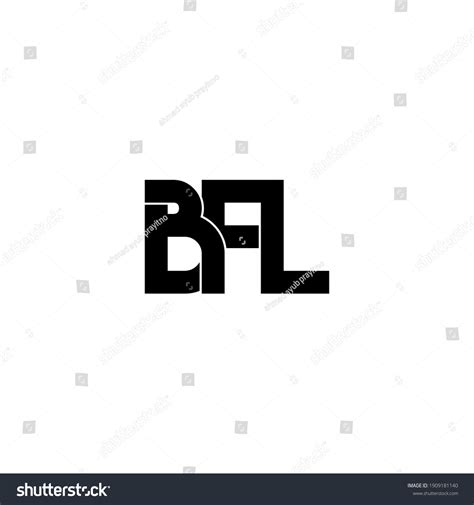 Bfl Letter Original Monogram Logo Design Stock Vector (Royalty Free ...