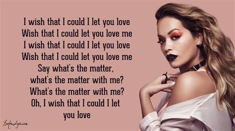 Rita Ora Let You Love Me Lyrics - Rectangle Circle