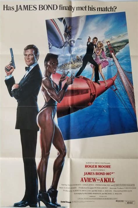 A View to a Kill (1985) Original International One Sheet Poster ...