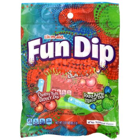 LIk.M.Aid Fun Dip Candy Bags, 3 oz. | Fun dip, Hard candy lollipops, Candy brands