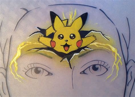 Face painting | Pikachu face painting, Face painting designs, Face ...