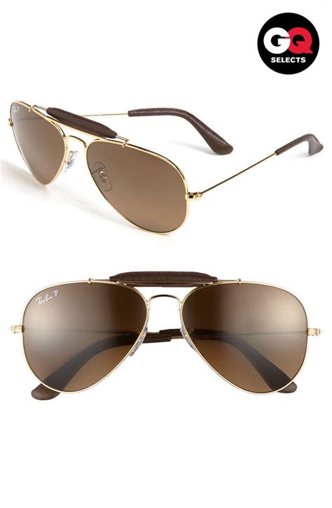 Ray-Ban 'Outdoorsman®' 58mm Polarized Aviator Sunglasses | Nordstrom