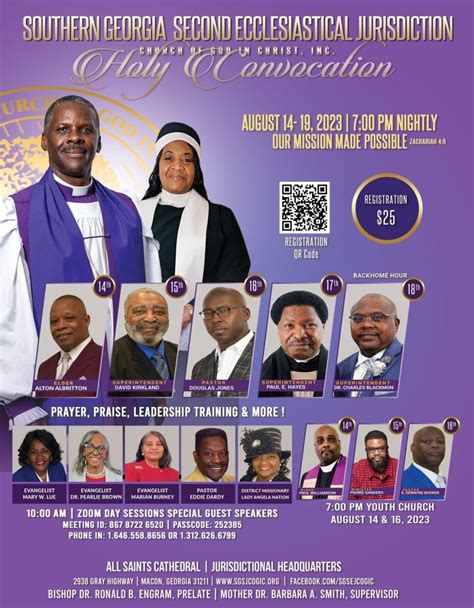 Holy Convocation 2023 – Southern Georgia 2nd Ecclesiastical Jurisdiction