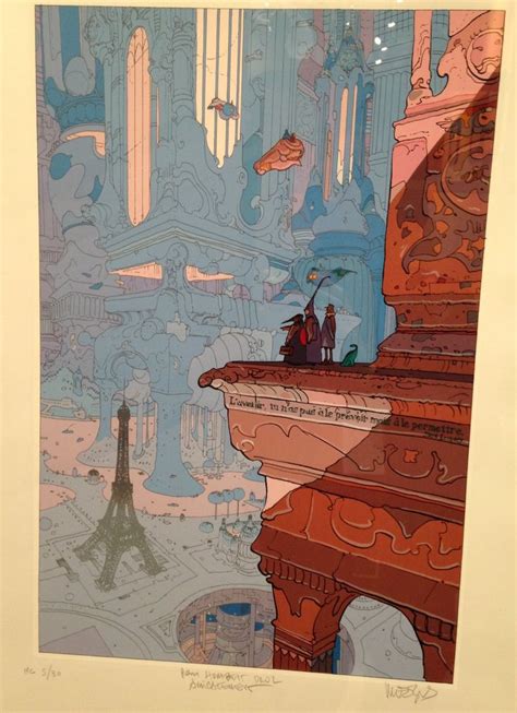 Moebius, Paris, sérigraphie, 2008 (1484×2048) | Moebius art, Moebius ...