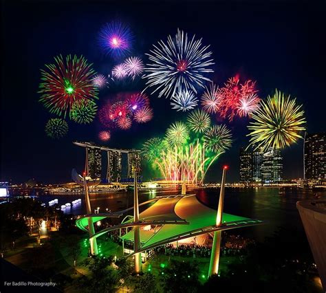 Singapore's Independence Day. The fireworks were loud and beautiful ...