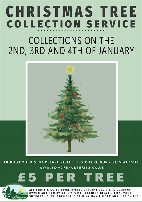 Christmas Tree Collection – 2nd, 3rd, 4th January 2024 – Six Acre ...