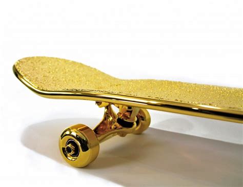 Most Expensive Skateboard In The World - EALUXE.COM | Gold everything, Luxury items, Gold