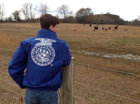 Check out the newest jacket design. FFA Emblem in a white outline. Farmfamilyapparel.com ...