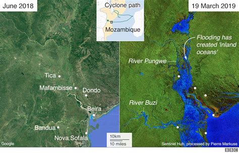 Cyclone Idai: How the storm tore into southern Africa - BBC News