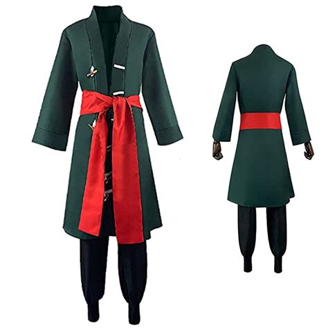 Customize One Piece Roronoa Zoro Cosplay Costume Outfit - core-global.org