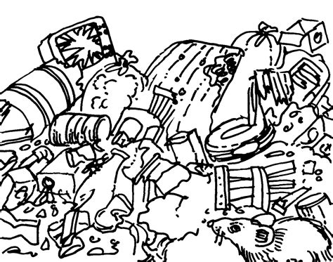 land pollution coloring pages - Clip Art Library