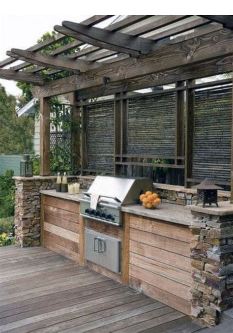 Épinglé par Constance B sur Outdoor Living en 2021 | Cuisine extérieure ...