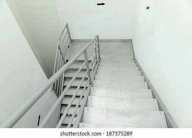 Industrial Metal Stairs Stock Photo (Edit Now) 187375289