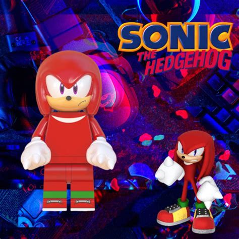 Knuckles Sonic the Hedgehog Minifigures Knuckles Sonic the - Etsy