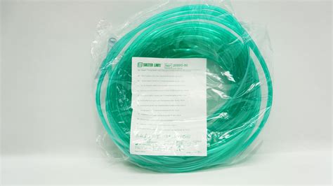 Salter Labs 2050G-50 Oxygen Tubing (Green) w/2Standard Connectors 6mm, 50ft.