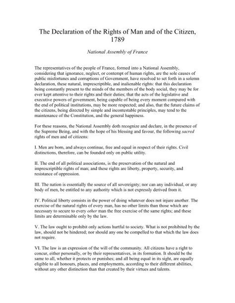 declaration of the rights of man.pdf - Columbia College