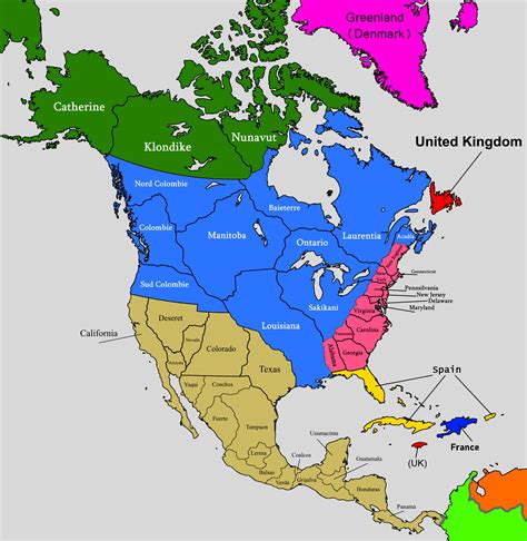 Here is part 2 of my France won the seven years war map of north ...