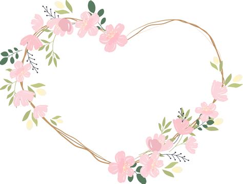 Circle Flower Frame Clipart Vector Circle Frame With Heart Circle | SexiezPicz Web Porn