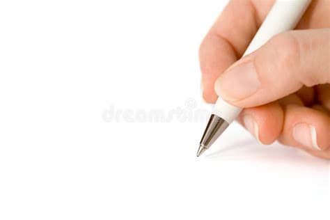 Writing On White Paper Stock Photos - Image: 1987683