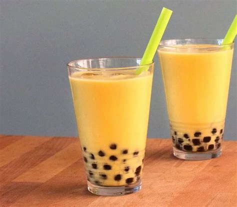 Mango Bubble Tea - Recipe - Lifestyle Foodies🍎