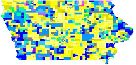 Detailed precinct map of Iowa- GOP results | TigerDroppings.com