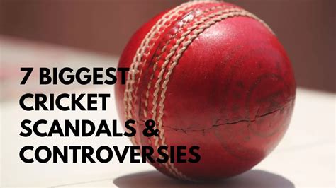 7 Biggest Cricket Scandals and Controversies - Rankerspace