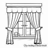 Window Coloring Pages  Free & Printable sketch template