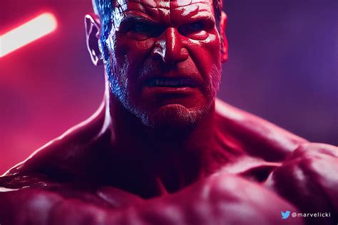 Harrison Ford as Red Hulk : r/fanart