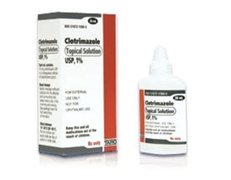 Clotrimazole 1% Solution 30 Ml By Taro Pharma.