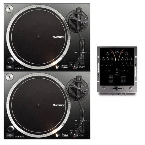 NUMARK DJ BUNDLE - 2 NTX-1000 Turntables + 1 M3 2-Channel Mixer | agiprodj