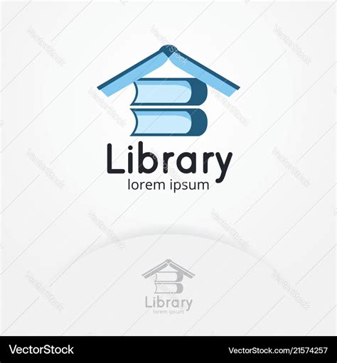 Library logo design Royalty Free Vector Image - VectorStock