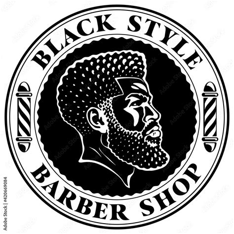 Black Barber Shop Logos