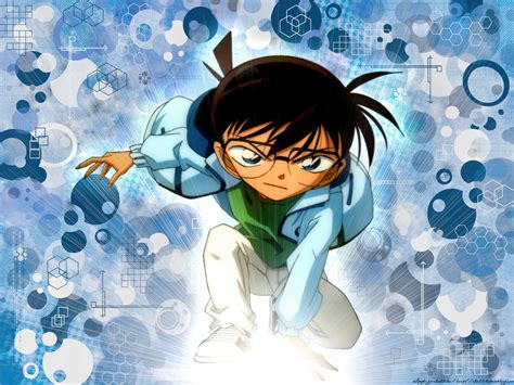 HD Wallpaper of Conan Edogawa: The Young Detective's Adventure