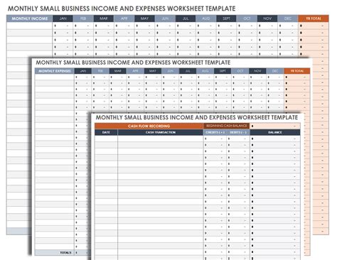 Small Business Income Statement Templates | Smartsheet