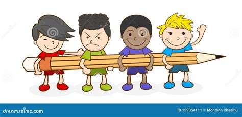 Kids Teamwork Clipart