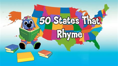 50 States that rhyme with lyrics. A fun way to learn the 50 States for ...