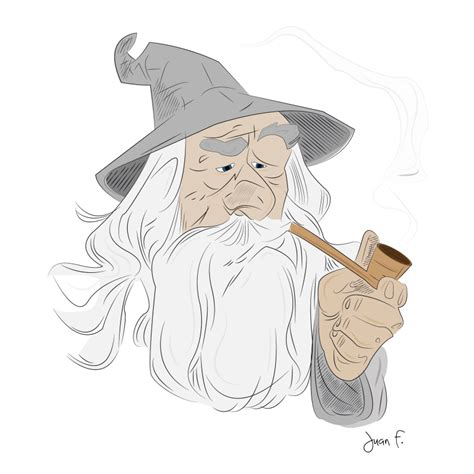 Gandalf el gris (The lord of the ring) | Domestika