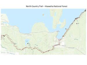 North Country Trail Map - Hiawatha National Forest - Up North Entertainment