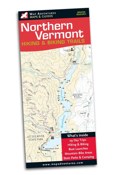 Northern Vermont Hiking Trails - Map Adventures