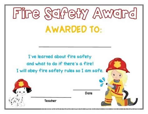 Preschool Fire Safety Booklet Printables