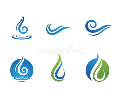 Water Droplet Logo Template Stock Vector - Illustration of clean, leaf: 74114502