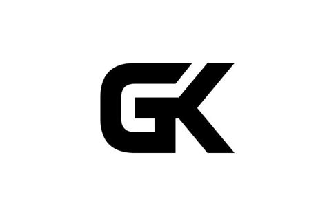 GK Logo Design Vector Graphic by xcoolee · Creative Fabrica