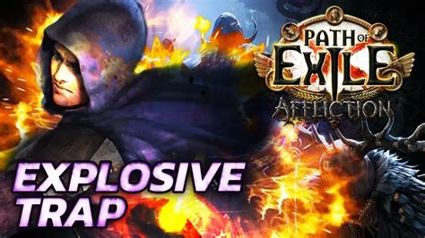 The Best Starting Build For POE 3.23 Affliction League! - Explosive Trap Trickster