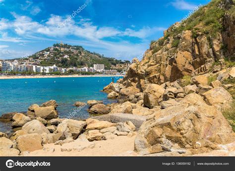 Blanes beach in Costa Brava — Stock Photo © bloodua #136059192